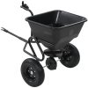 Saltspridare manuell PVC och stål 125x74x79 cm 45 L vidaXL – miniatyr 5