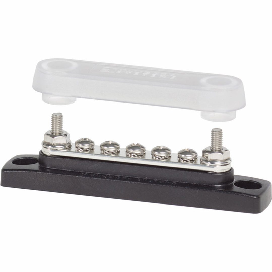 Samlingsskena Common 100A Mini 5-polig med lock Blue Sea Systems