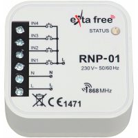 Sändare, 4-kanal, 868,32MHz, 230V MALMBERGS