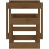 Sandbord 2 st honungsbrun massiv furu vidaXL – miniatyr 5
