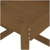 Sandbord 2 st honungsbrun massiv furu vidaXL – miniatyr 8