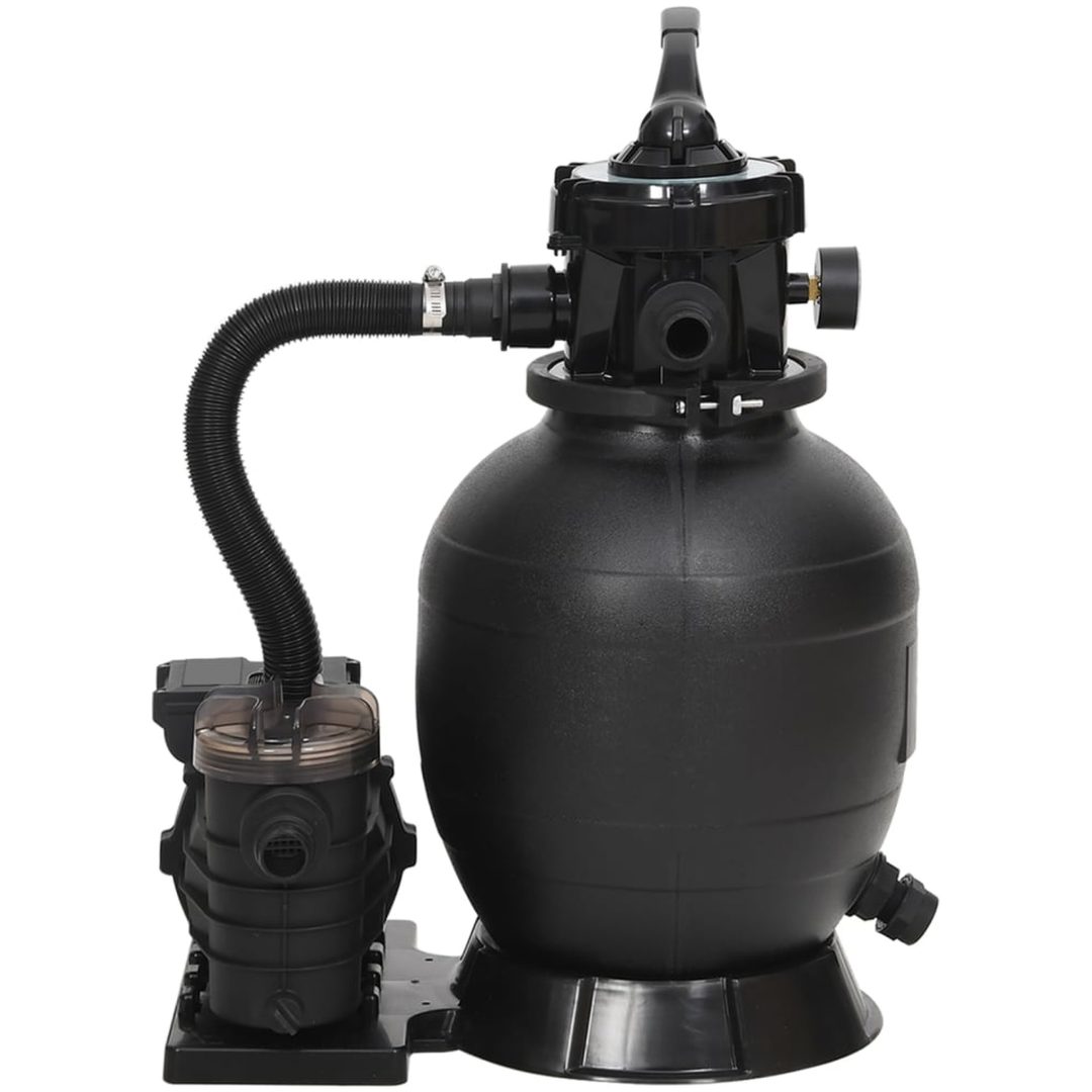 Sandfilter med förfilter svart vidaXL – bild 2