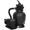 Sandfilter med förfilter svart vidaXL – miniatyr 1