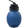 Sandfilter och 4-vägsventil blå 300 mm vidaXL – miniatyr 3