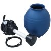 Sandfilter och 4-vägsventil blå 300 mm vidaXL – miniatyr 4