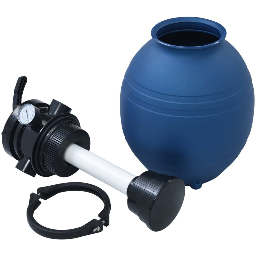 Sandfilter och 4-vägsventil blå 300 mm vidaXL – bild 4