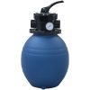 Sandfilter och 4-vägsventil blå 300 mm vidaXL – miniatyr 1