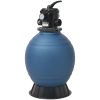 Sandfilter och 6-vägsventil blå 460 mm vidaXL – miniatyr 2