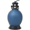 Sandfilter och 6-vägsventil blå 460 mm vidaXL – miniatyr 3