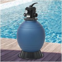 Sandfilter och 6-vägsventil blå 460 mm vidaXL