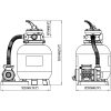 Sandfilterpump 600 W 17000 L/tim. vidaXL – miniatyr 5