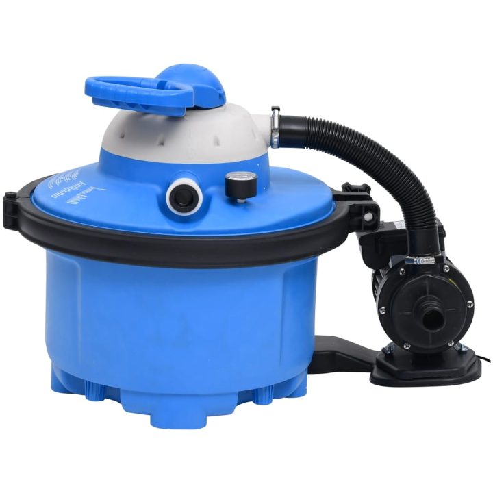 Sandfilterpump blå och svart 385x620x432 mm 200 W 25 L vidaXL – bild 2