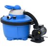 Sandfilterpump blå och svart 385x620x432 mm 200 W 25 L vidaXL – miniatyr 1