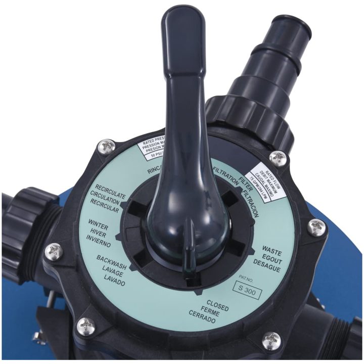 Sandfilterpump med timer 530 W 10980 L/tim vidaXL – bild 7