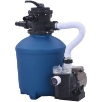 Sandfilterpump med timer 530 W 10980 L/tim vidaXL