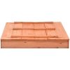 Sandlåda furu 95x90x15 cm vidaXL – miniatyr 2