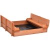 Sandlåda furu 95x90x15 cm vidaXL – miniatyr 4