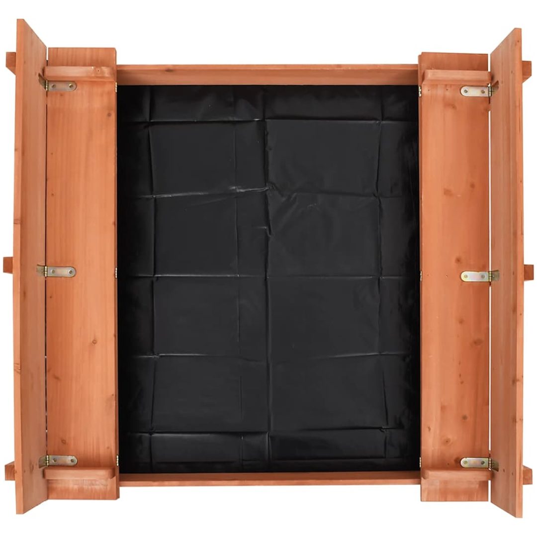Sandlåda furu 95x90x15 cm vidaXL – bild 6