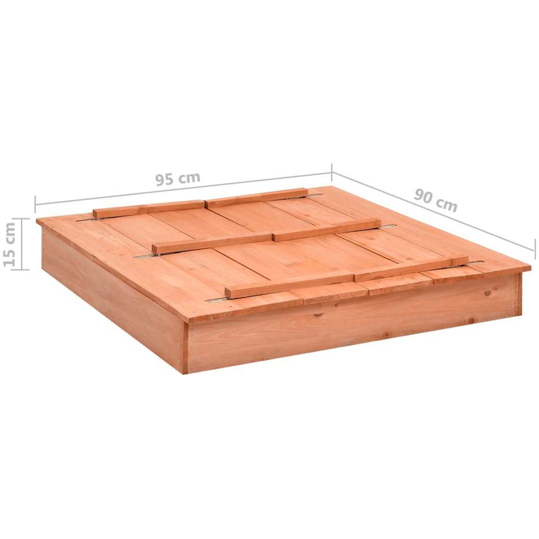 Sandlåda furu 95x90x15 cm vidaXL – bild 8