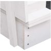 Sandlåda granträ vit 95x90x15 cm vidaXL – miniatyr 6