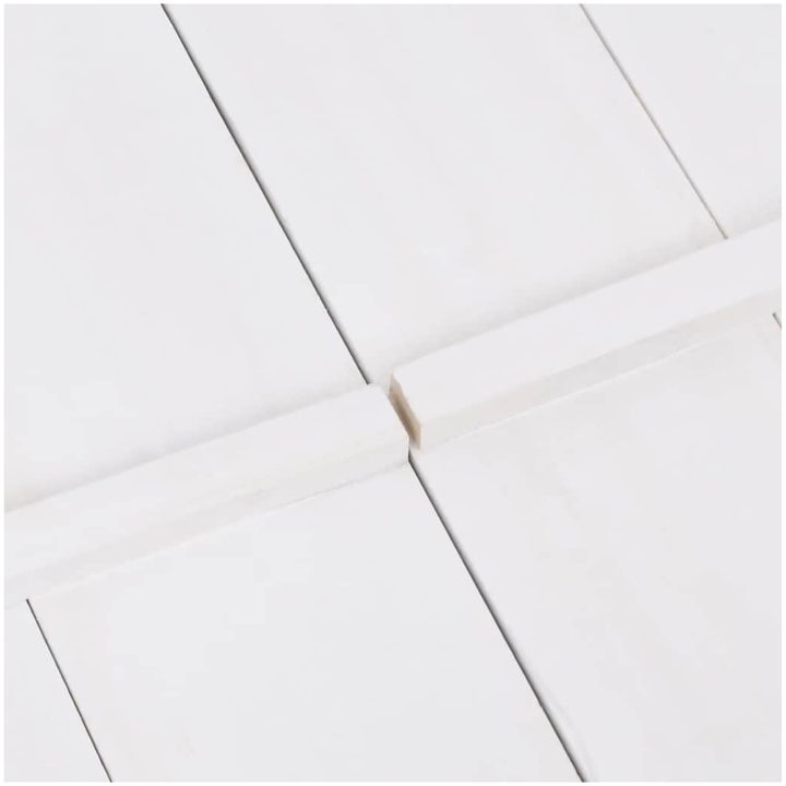 Sandlåda granträ vit 95x90x15 cm vidaXL – bild 7