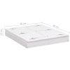 Sandlåda granträ vit 95x90x15 cm vidaXL – miniatyr 8