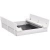 Sandlåda granträ vit 95x90x15 cm vidaXL – miniatyr 1