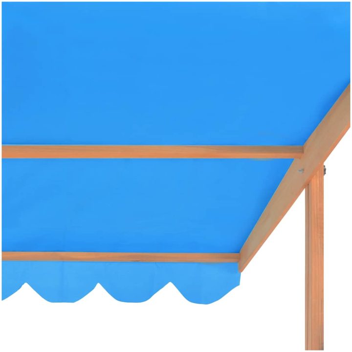 Sandlåda med justerbart tak granträ 115x115x115 cm vidaXL – bild 7