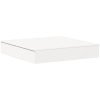 Sandlåda med Lock vit 111x111x19,5 cm massiv furu vidaXL – miniatyr 6