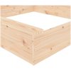 Sandlåda med säten fyrkantigt massiv furu vidaXL 111 x 111 x 20 cm – miniatyr 7