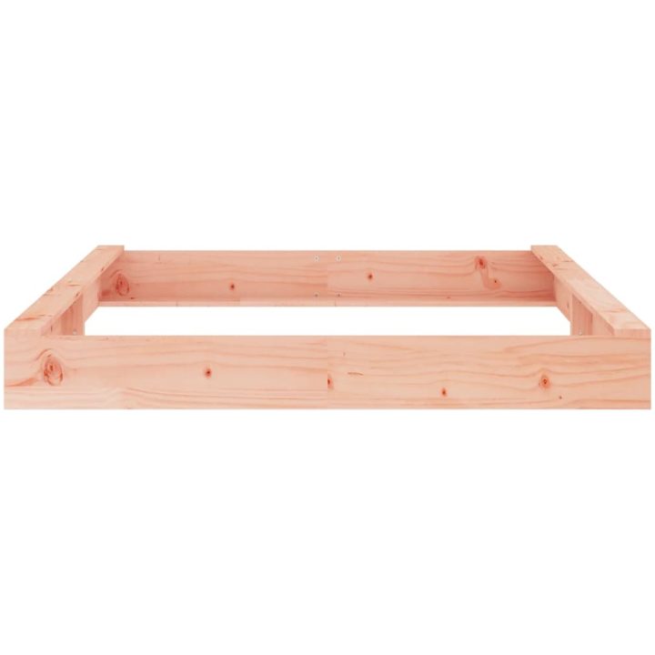 Sandlåda med säten fyrkantigt massivt douglasträ vidaXL 160 x 160 x 20 cm – bild 5