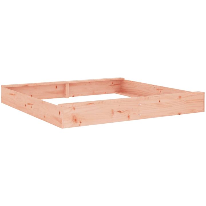 Sandlåda med säten fyrkantigt massivt douglasträ vidaXL 160 x 160 x 20 cm – bild 6