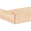 Sandlåda med säten oktagon massiv furu vidaXL 111 x 111 x 20 cm – miniatyr 7