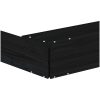 Sandlåda med säten svart oktagon massiv furu vidaXL 159.5 x 159.5 x 20 cm – miniatyr 7