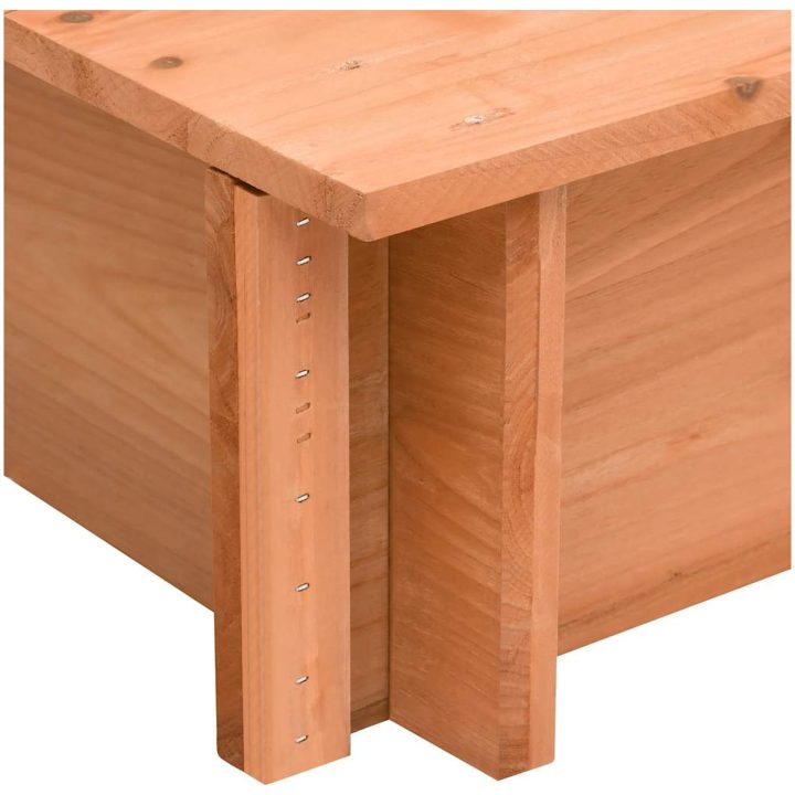 Sandlåda med tak granträ 112x112x112 cm vidaXL – bild 6