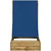 Sandlåda med tak impregnerad furu vidaXL 80 x 60 x 97.5 cm – miniatyr 3