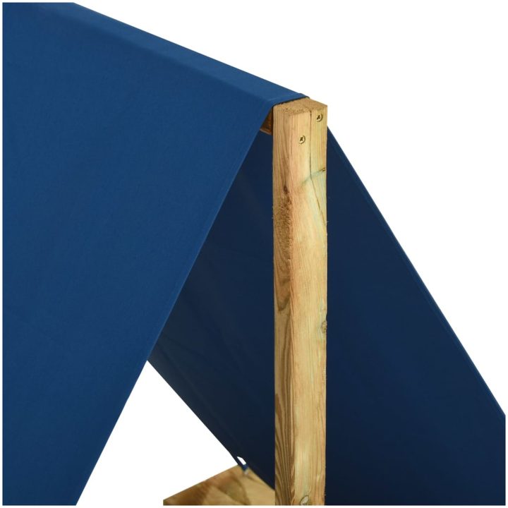 Sandlåda med tak impregnerad furu vidaXL 80 x 60 x 97.5 cm – bild 4