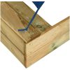 Sandlåda med tak impregnerad furu vidaXL 80 x 60 x 97.5 cm – miniatyr 5