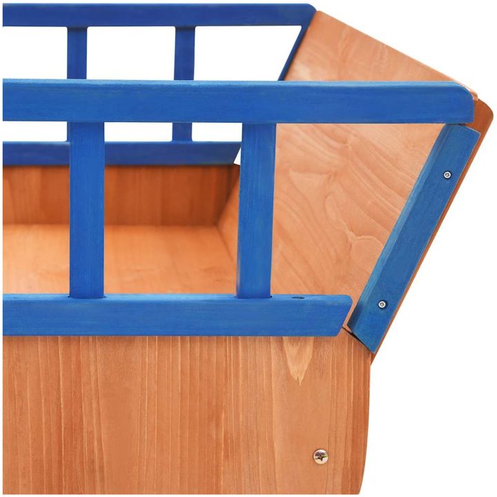 Sandlåda piratskepp furu 190x94,5x101 cm vidaXL – bild 7