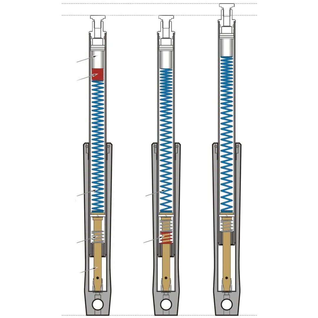 Sänkningssats Drop-in Framgaffel PROGRESSIVE SUSPENSION – bild 2