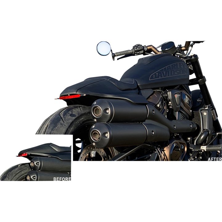 Sänkningssats Svart Pulverlackerad KODLIN MOTORCYCLE – bild 2