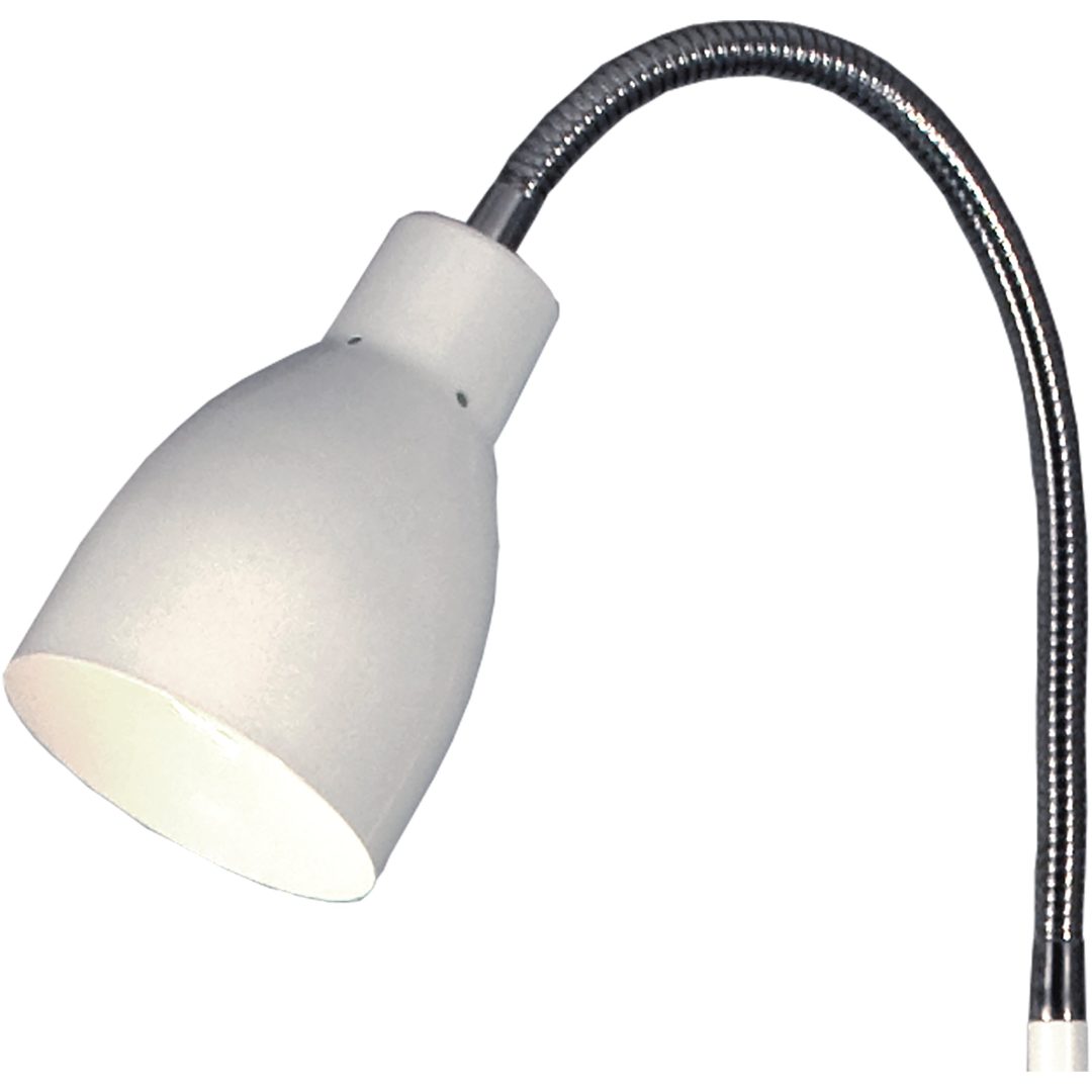 Sarek Golvlampa, ANETA HOME Sockel E27 Vit /Krom – bild 3