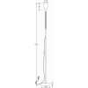 Sarek Golvlampa, ANETA HOME Sockel E27 Vit /Krom – miniatyr 4
