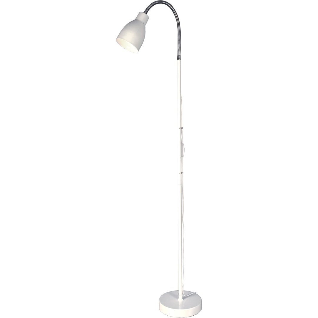 Sarek Golvlampa, ANETA HOME Sockel E27 Vit /Krom