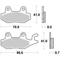 Sbs Bromsklossats Sintered Offroad