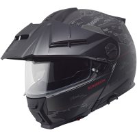 Schuberth Hjälm E2 Atlas mattsvart/röd, 63 2XL