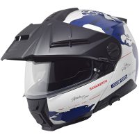 Schuberth Hjälm E2 Atlas vit/blå, 53 XS