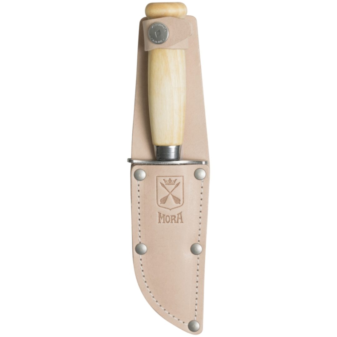 Scoutkniv Nr39 Spetsig Naturell MORA 86 mm – bild 2