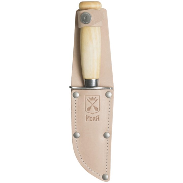 Scoutkniv Nr39 Spetsig Naturell MORA 86 mm – bild 2