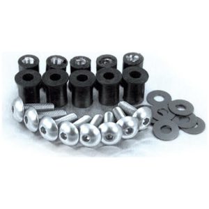 Screws + Inserts + Washers Kit Black BIHR